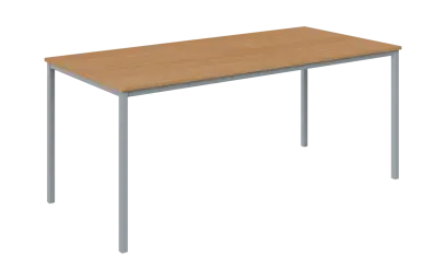 JPT 180 Jídelní stůl 1800 x 800 mm, deska buk royal / podnož stříbrná